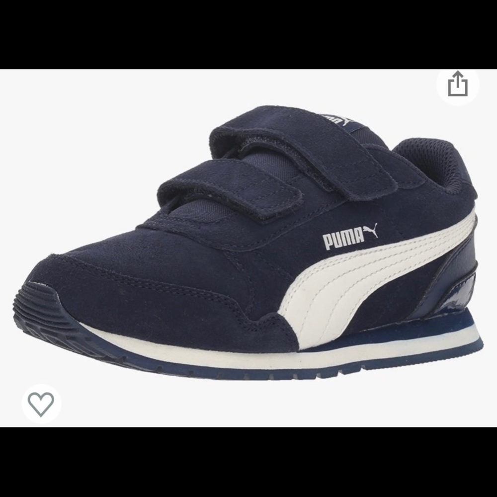 8c Boys Puma Velcro Shoe